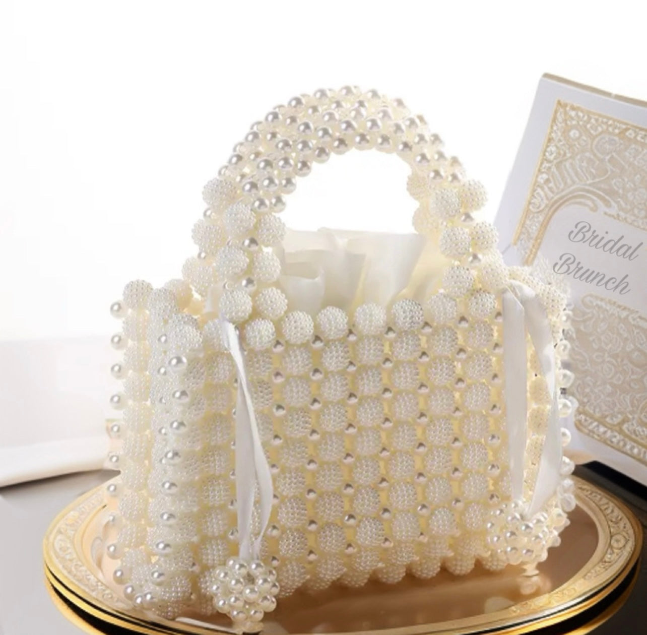 All Pearl Beaded Bridal Handbag – Haus of Lace