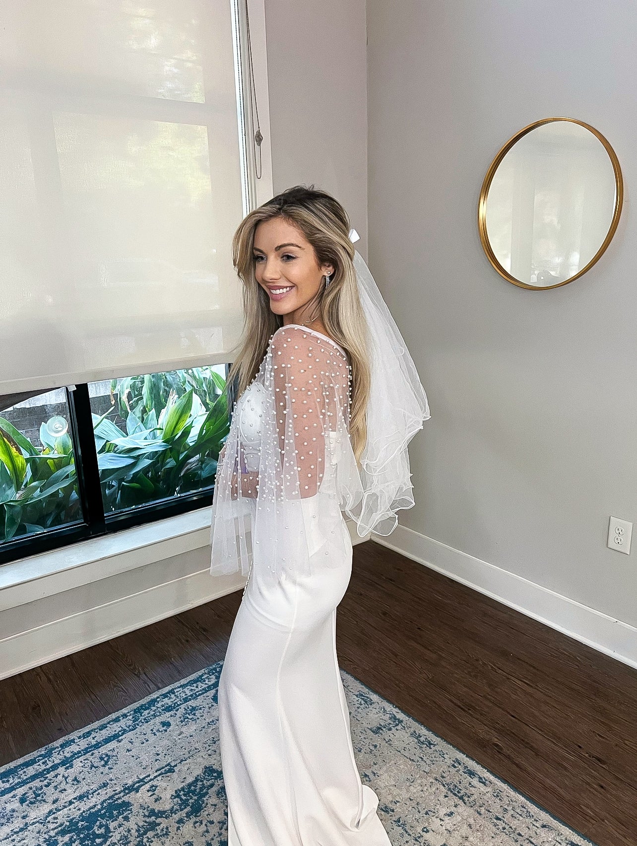 Beaded detachable removable beaded wedding sleeves