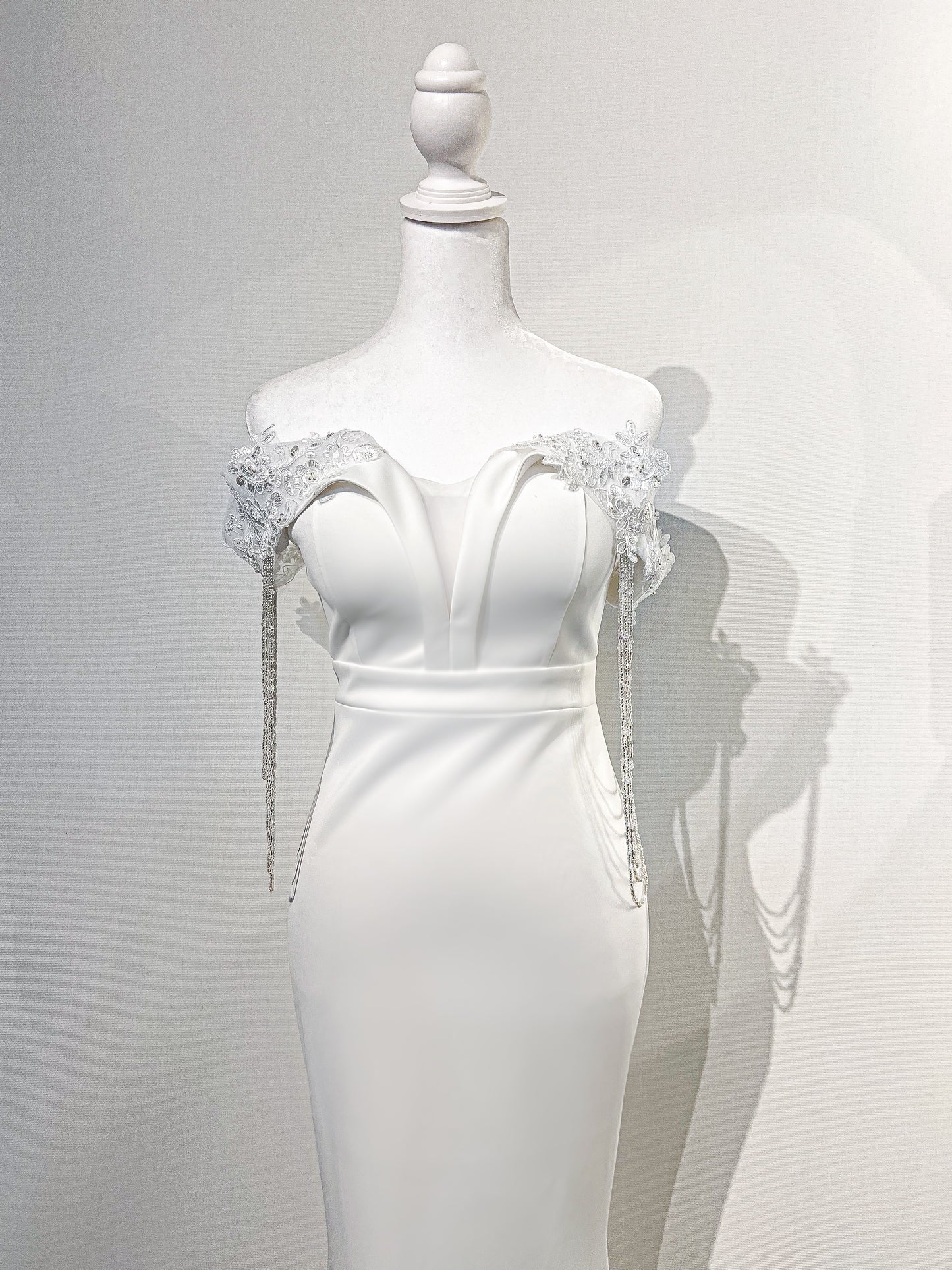 jeweled bridal sleeves
