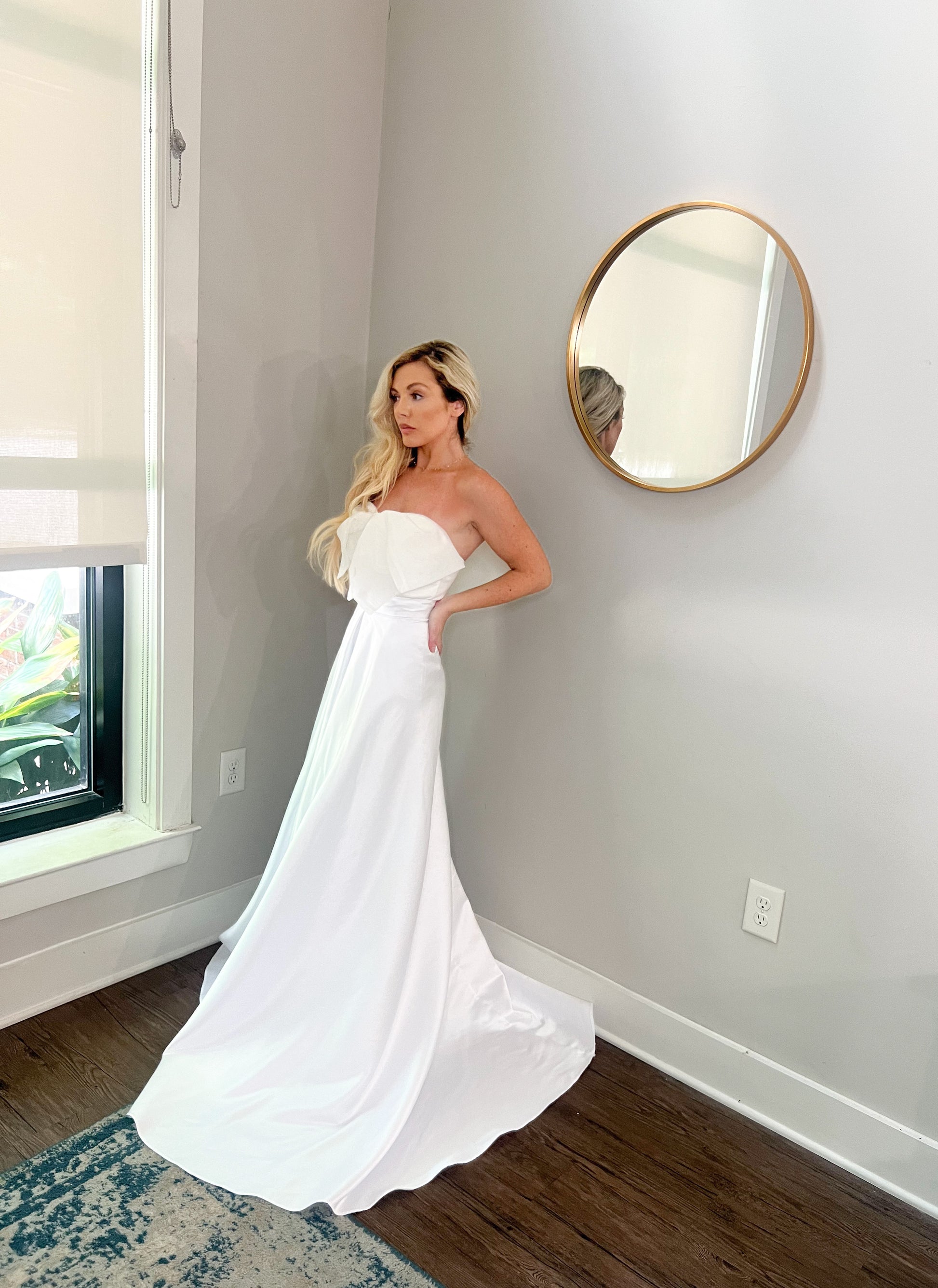 Two-in-One Strapless Wedding Dress