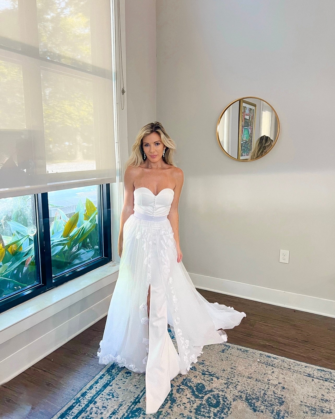 Tulle Bridal Train with Split