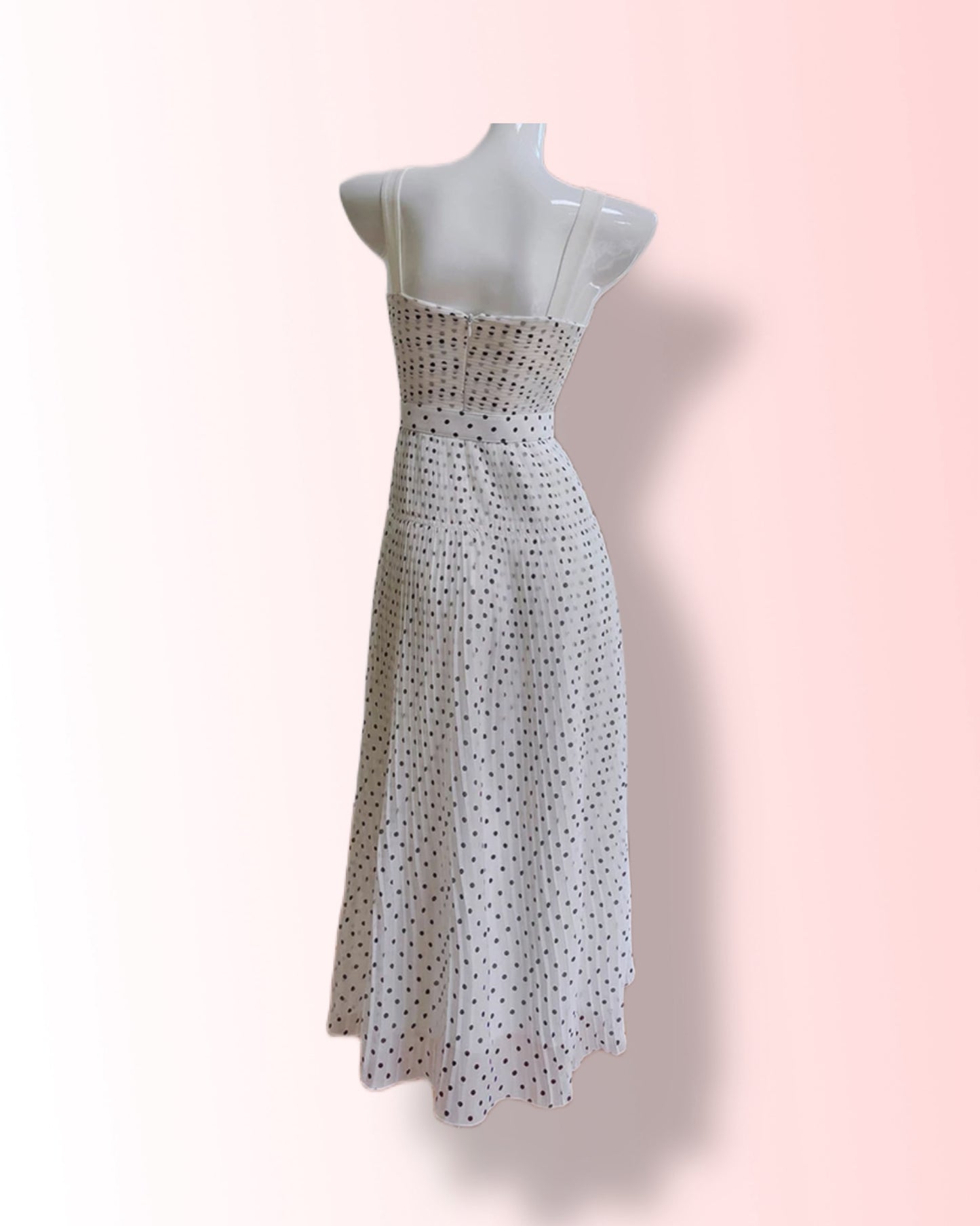 Polka Dot Elegant Cocktail Dress