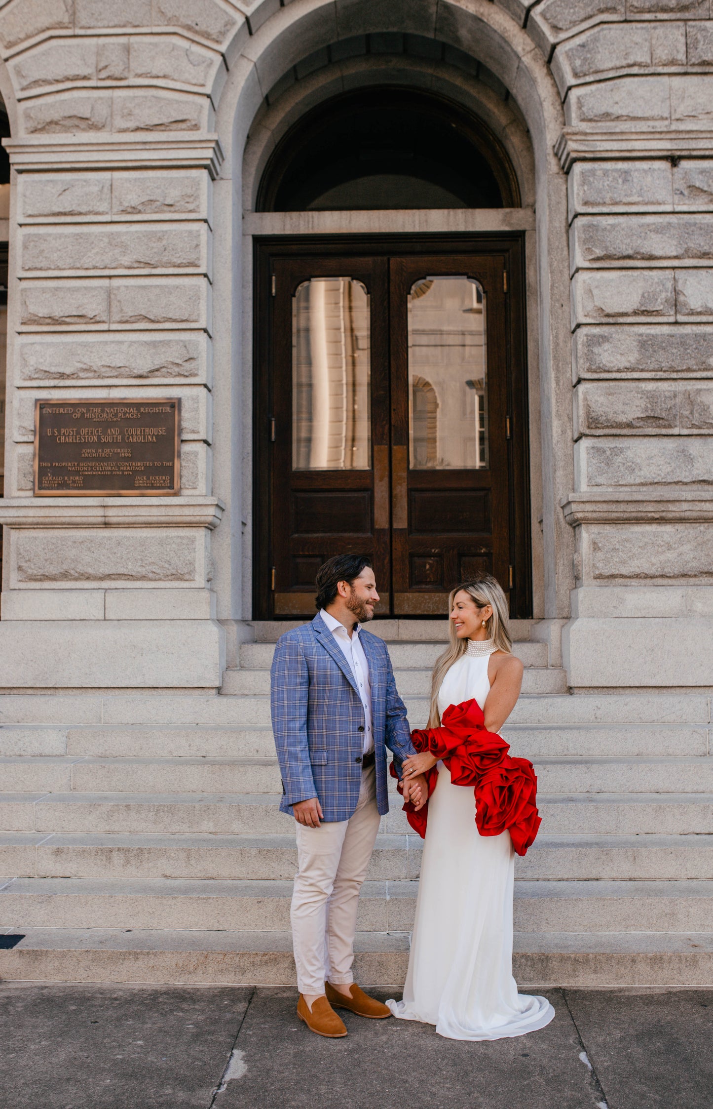 Satin Roses Wedding Jacket Bridal Shawl