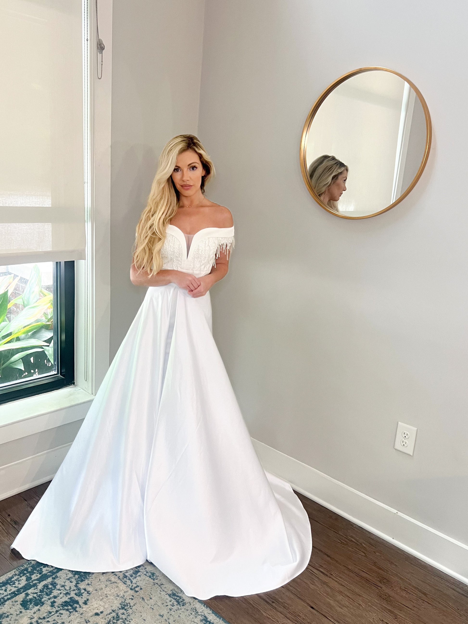 Two in One Wedding Look Ballgown Overskirt