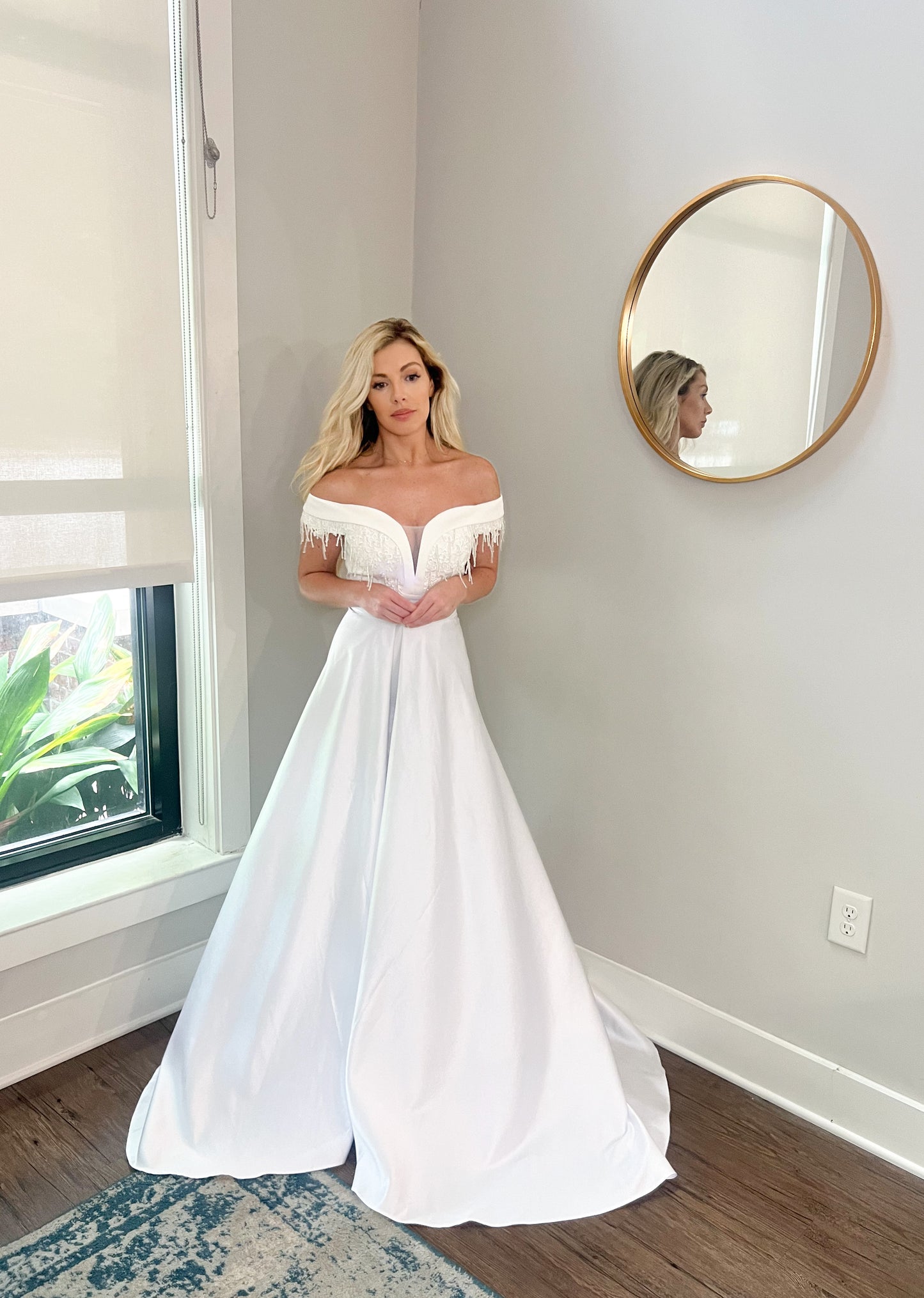 Affordable wedding dress and separates