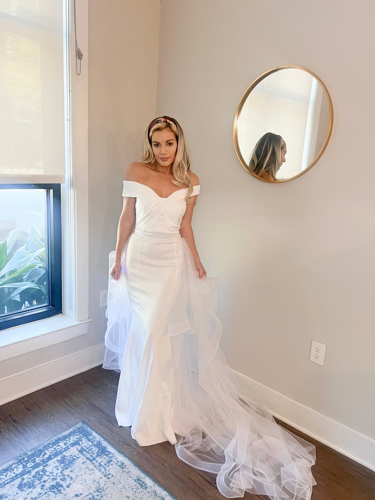 Minimalist Wedding Two-Piece Dress Set